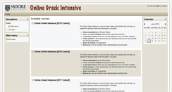 Desktop Screenshot of intensive.moore.edu.au