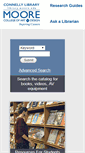 Mobile Screenshot of library.moore.edu