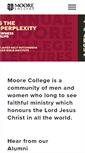 Mobile Screenshot of moore.edu.au